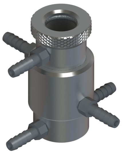 Ultrasonic Homogenizer Continuous Flow Chamber